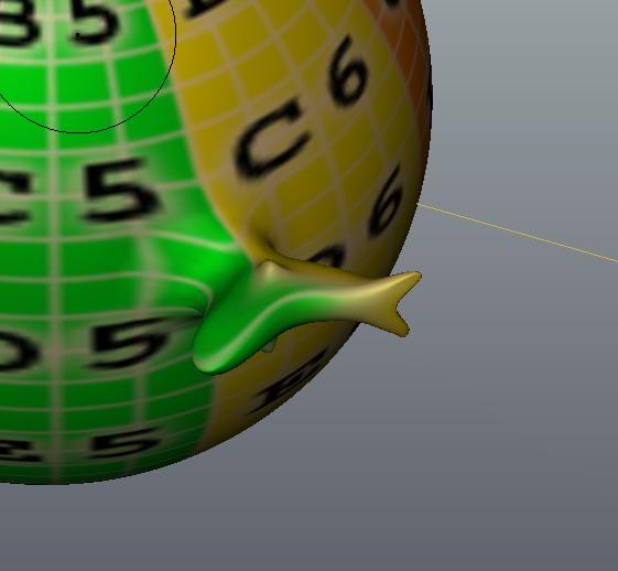 sculpted mesh in Mudbox
